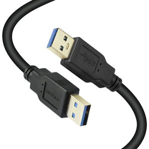 USB3.0IX-IXP[uXBOHJOE^CvA-^CvAUSBIX-IXbLRlN^ΉHDDGN[WAԍMP3AWG[^[Ȃ5Gbps]USB3.0A-AP[uubN(1ubN5M)
