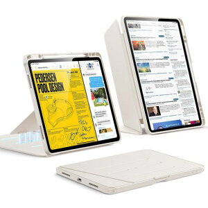 ESRiPadAir13�C���`�P�[�X(M4/M3/M2�A2026/2025/2024)�y�����[�ϏՌ��c���X�^���h�����E�F�C�N/�X���[�vPencilPro/USB-C���C�����X�[�d�Ή��}���`�A���O���P�[�XFlip�V���[�Y
