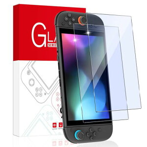 Switch 2 �ی�t�B���� �u���[���C�g�J�b�g �ڂɗD���� ohyes Switch 2 �t�B���� �����K���X Switch2 �K���X�t�B���� �X�C�b�`2�ی�t�B���� ��ʕی� �S�ʕی� �w��h�~ �Ռ��z�� �C�A�[�� 2���Z�c