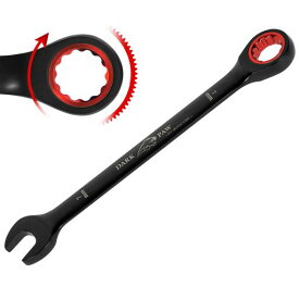 IRONCUBE7mmラチェットレンチセット:ブラック仕上げ・デュアルユース設計・CR-V製72歯精密ラチェット付き・父の日ギフトに最適なツールセット