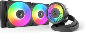 ARCTIC Liquid Freezer III Pro 240 A-RGB �I�[���C������(AIO)CPU����N�[���[ 120mm �t�@�� x2 38mm ���W�G�[�^�[ PWM �|���v VRM �t�@������ �Ή��\�P�b�g:AMD AM5 /