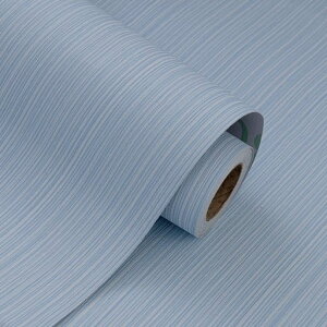 FUKUMON剥がせる壁紙厚手艷消しブルーグレー60cm北欧おしゃれリメイクシートカッティングシートシールクロス補修防水賃貸対応DIY用リビング寝室キッチンブルーグレー幅60cmx1000cm