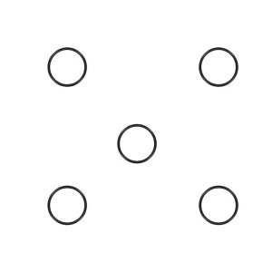 Ofowin5個入りOリングニトリルゴム15mmx17mmx1mmブラックオーリング15mmの内径17mmの外径1mm幅円形シールガスケット耐熱耐油防水耐摩耗性車エアコン各種機器のガスケットに機械修理