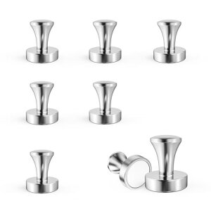 マグネットマグネットピンキョドド屋強力ネオジム磁石8個セットシルバー紙固定小物収納用品掛け水平耐荷重2KG教室玄関キッチン冷蔵庫オフィス浴室に適用