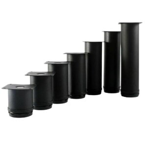 調節可能な家具脚テーブル脚ソファーの脚ベッド脚高さ調整DIY脚交換用ハードウェアアクセサリー4個パック金属製高さ調節漆焼き技術台座を厚くするテーブルソファーベッドキャビネッ…