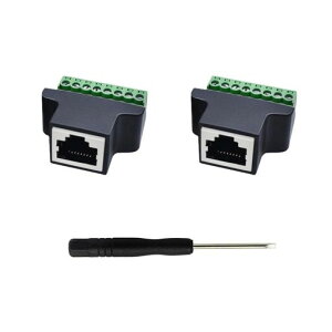 PENGLIN2��RJ45���X-8�s���l�W�[�q�A8P8CRJ45�v���O8�s���{���g�R�l�N�^�ARJ45�l�W�[�q�A�_�v�^�[�u���b�NCCTVDVRCat5Cat6Cat7�l�b�g���[�N�A�_�v�^�p