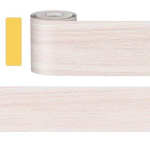 Anlomaマスキングテープ木目幅10cmx長さ5m赤と白の木目厚手リメイクシート窓枠用リメイクシート木目テープ壁紙シール強い粘着剥がせる補修防水防汚木口巾木窓枠用DIY模様替え(道具付き)