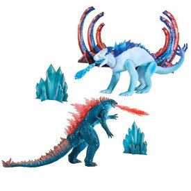 Playmates Toys ゴジラ x コング ゴジラ vs シモ フィギュア 2個パック, 35795
