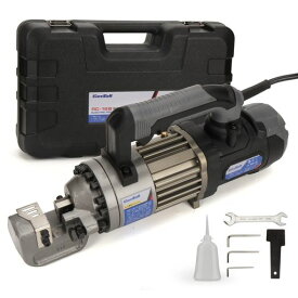 CENTALL 電動鉄筋カッター 1000W、ポータブルメタルカッター、5/8インチ4-16mm #5鉄筋まで切断、切断速度1-1.5S RC16B (ブラック+グレー)