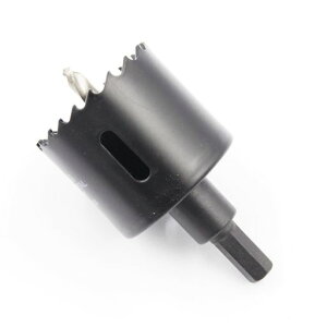 ホールソー51mmLAIWEIバイメタルホールソー、HSS円形ホールソーヘッド、厚さ1.8mm、切断深さ最大38mm、木材、プラスチック、石膏ボード、金属パイプに適している