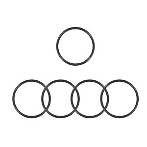 Ofowin5個入りOリングニトリルゴム60mmx70mmx5mmブラックオーリング60mmの内径70mmの外径5mm幅円形シールガスケット耐熱耐油防水耐摩耗性車エアコン各種機器のガスケットに機械修理