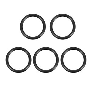 Ofowin5個入りOリングニトリルゴム30mmx40mmx5mmブラックオーリング30mmの内径40mmの外径5mm幅円形シールガスケット耐熱耐油防水耐摩耗性車エアコン各種機器のガスケットに機械修理