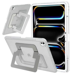 �y�A���~�j�E�������X�^���h&�O�p�̃o�����X�ziPad Pro 11�C���` �P�[�X(M5/M4�A2025/2024) ��p�J�o�[ ���ȑϏՌ� �c����/�������X�^���h �����^�E�y�� �ϏՌ� Pencil�z���_�[�t�� �ϋv���ی� �c