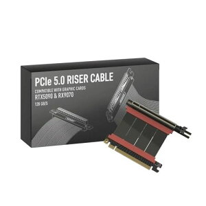 LINKUP - AVA5�A�[�}�[PCIE 5.0 ���C�U�[�P�[�u�� | RTX5090 RX9070 GPU�ɑΉ� | x16 128GB/s���x | PCIe 4.0 & WRX80/WRX90E�ƌ݊������� | ���p �u���b�N 5cm(�S�� 9cm)