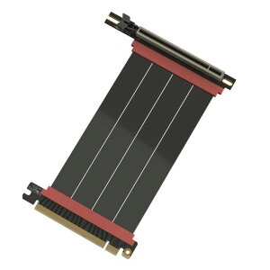 LINKUP - AVA5�A�[�}�[ PCIE 5.0 ���C�U�[�P�[�u�� | RTX5090 RX9070 GPU�ɑΉ� | x16 128GB/s���x | PCIe 4.0 & WRX80/WRX90E�ƌ݊������� | �E�p �u���b�N 15cm(�S��