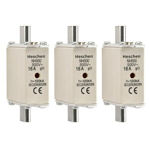 Heschen NH �q���[�Y�����N NH000 16A gG, �t�����g�C���W�P�[�^, �R���r�l�[�V�����f�B�e�N�^, 3����