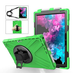 360�x��]SurfacePro7/Pro7+/Pro6/Pro5/Pro4�P�[�X�J�o�[�ϏՌ��X�^���h�@�y���z���_�[�t���^�t�Ŋ��2�d�\���X�^���h�n���h�X�g���b�v���|���[�V�����_�[�X�g���b�v�Ў莝��