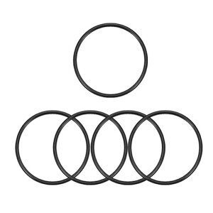 Ofowin5個入りOリングニトリルゴム35mmx45mmx5mmブラックオーリング35mmの内径45mmの外径5mm幅円形シールガスケット耐熱耐油防水耐摩耗性車エアコン各種機器のガスケットに機械修理