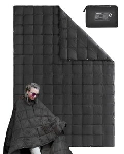 KingCamp�u�����P�b�g�h�В��y�ʂӂ��ӂ��_�E�����g�����h���唻200x144cm�~�p�A���\�ې􂢃}���`�u�����P�b�g�Ђ��|���|���z�c�L�����v�A�E�g�h�A�^����Ԓ������[�|�[�`���t