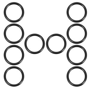 Ofowin10個入りOリングニトリルゴム20mmx30mmx5mmブラックオーリング20mmの内径30mmの外径5mm幅円形シールガスケット耐熱耐油防水耐摩耗性車エアコン各種機器のガスケットに機械修理