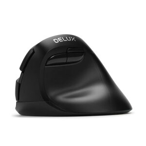 DELUX�G���S�m�~�N�X�}�E�X�����É�����p�c�^�}�E�X4000DPI2.4G/Bluetooth5.0�f���A�����[�h�荪�ǁA���A��̔��ɁA���b�v�g�b�v/PC/Mac�p(M618MINIDB-�u���b�N)
