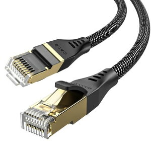 MOGOOD CAT8 LAN�P�[�u�� 5M �J�e�S���[8 40Gbps 2000MHz ������ �����b�LRJ45�R�l�N�^ �C�[�T�l�b�g�P�[�u�� PC�A���[�^�[�A�Q�[�� �R���\�[���ALatpots ���f�� ���[�^ PS4 Xbox���ɑΉ�