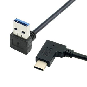 JsER���o�[�V�u��USB 3.1 USB - C angled to 90 Degree Down Angled A�I�X�f�[�^�P�[�u��for MacBook & Tablet & Mobile Phone