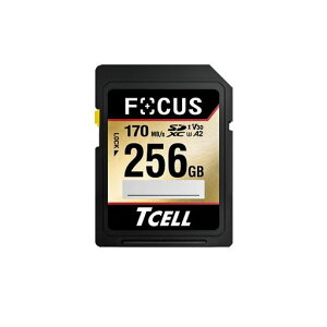 TCELLFOCUSpSDJ[h256GBA2SDXCUHS-I[J[hU3V30vpBe4KUHD&FullHDrfIΉ(őǏox170MB/ső发x125MB/s)