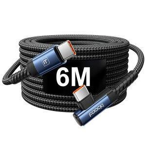 toockiusbcケーブル6ML字タイプCL型type-ciPhone17/iPhone16/iPhone15/Plus、MacBookAir/Pro、Galaxy、SwitchなどUSB-Cデバイスに対応