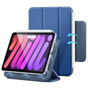 ESR iPad mini7 �P�[�X (A17 Pro�A2024) iPad mini ��7/6���� �P�[�X (8.3�C���`�A2024/2021) �X���� �O�܂�2WAY�X�^���h ���̓}�O�l�b�g �A�^�b�`�����g �ϋv���ی� Pencil