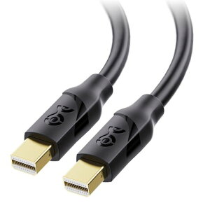 Cable Matters 4K Mini DisplayPort �P�[�u�� - 2m�AMini DP�P�[�u���A�~�j�f�B�X�v���C�|�[�g�A[iMac�ɔ�Ή�/Target Display Mode�ɔ�Ή�]�A�����b�L�R�l�N�^���ځA�u���b�N