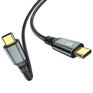 USB-C&USB-CP[u0.5MType-cP[uUSB3.2Gen2(20Gbps)PDΉ100W/5A}[d8K/60Hzfo͒ϋviCMacBookPro/AirAiPad