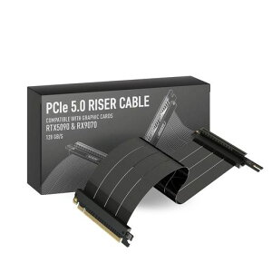 LINKUP-AVA5PCIE5.0���C�U�[�P�[�u��|RTX5090RX9070GPU�ɑΉ�|x16128GB/s���x|PCIe4.0&WRX80/WRX90E�ƌ݊�������|���p�u���b�N28cm(�S��32cm)