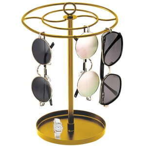 Mocamoroメガネスタンドサングラススタンド20本収納眼鏡ラックサングラスかけラック見せる収納金属製トレー付きおしゃれ