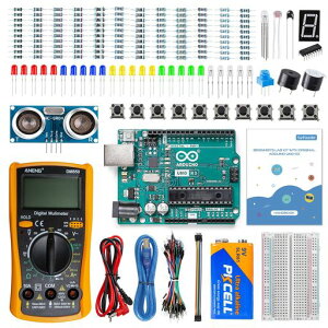 SunFounder�r�M�i�[�Y���{�X�^�[�^�[�L�b�g-�I���W�i��ArduinoUnoR3REV3�{�[�h�t���A�}���`���[�^�[�A��{���牞�p�܂ł�25�v���W�F�N�g�AHCSR-04