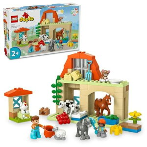レゴ(LEGO)デュプロデュプロのまちぼくじょうおもちゃ玩具プレゼント誕生日ブロック知育クリスマス男の子女の子子供1歳半2歳4歳幼児ごっこ遊びおままごと動物生き物10416