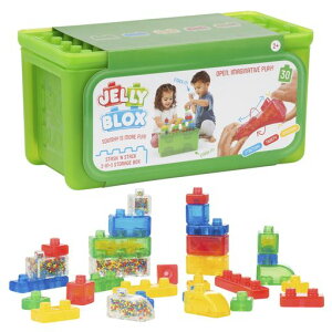Jelly Blox Stash �fN Stack 2�C��1 ���[�P�[�X 30�u���b�N�t�� | �c��&�A�w�O�̐ςݖ� �q������������L�΂�����ł��܂� | ���b�V���F�� | ���S�e�X�g�ς� & �ɂ��Ȃ�Ȃ� | ���o�V�т������� �΁c