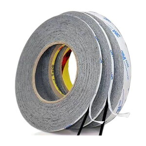 MAEXUS極薄両面テープ超強力両面テープマルチサイズ1mm2mm3mm(幅)X50m(長さ)X3本スマートフォンタブレットパソコン修理用各種用途対応粘着力強化版