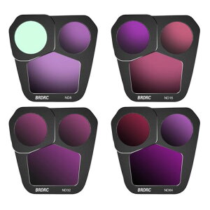 BRDRCDJIMavic3Pro�pND�t�B���^�[�Z�b�g�AND8ND16ND32ND64�t�B���^�[�L�b�g4�s�[�X(�A���~�t���[���d�l)