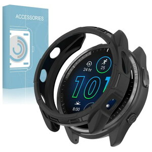 ForGARMINForerunner965�p�P�[�X�K�[�~��Forerunner965�ی�J�o�[�V���R���ގ��_��ʑϏՌ��t����������Ȃ��^�C�v���t���ȒP�X�}�[�g�E�H�b�`�P�[�X(��)