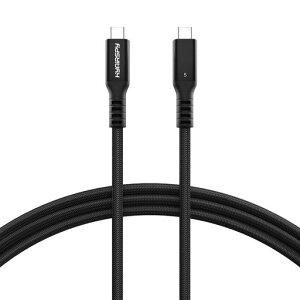 Thunderbolt5�P�[�u��1m240W�E120Gbps-8K@60Hz/4K@540Hz�Ή�-MacBookPro/Mini(2024)�EiPhone16�EiPadPro�EWindows�Ή�-�X����&���ϋv�݌v