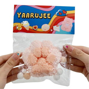 YAARUJEEスクイーズ玩具肉球スクイーズ8cm猫の手ピンクストレス解消不安軽減減圧グッズ可愛い柔らかい暇つぶし不安軽減減圧グッズ贈り物お祭り景品癒しグッズ