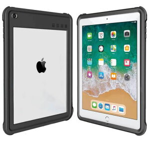 iPad2017/2018�h���P�[�X9.7�C���`ipad�J�o�[2018ipadair2�h�P�[�XIP68�h���K�i�y�ʔ��^�ϏՌ�����S�ʕی���S���X�^���h�@�\�t���X�g���b�v�t���X�^���h�@�\�A�E�g�h�A�����C�v�[��