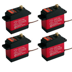 4PCS�Z�b�gDS3225�h��25KG�f�W�_���T�[�{�t�����^���f�W�^���X�e�A�����O�T�[�{25T�T�[�{�A�[���t��RC�K�p(270°)
