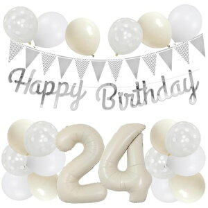 24Βao[DZbg傫40inchN[ao[tZbgnbs[o[Xf[HAPPYBIRTHDAYK[h12inch݃J[D18pcsq̎qj̎ql