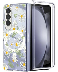 GalaxyZFold45G�p�P�[�X���^�y�ʓ����}�O�l�b�g���ڃ}�O�Z�[�t�Ή��J�o�[�ϏՌ��ČRMIL�K�i�擾���C�����X�[�d���^�_��ϑϐ����C�z���X�}�z�P�[�XDaisyN421-zfold4-03