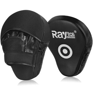 Raytosパンチングミットボクシンググローブパンチンググローブミット格闘技|装着1秒片手144g左右兼用2個セット|ボクシングキックボクシング空手総合格闘技|人間工学設計高耐久安全性確保…