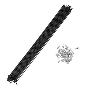 A ABSOPRO ���]�ԃX�|�[�N 14G 300MM �}�E���e���o�C�N�X�|�[�N �X�`�[�� �u���b�N 36�{