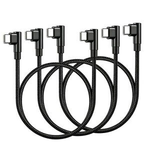 USB-C&USB-C�P�[�u��L���^1m3�{�Z�b�gSLEIJAOOE�y60W/3A�}���[�d/USB2.0�K�i/PD�Ή��z���ϋv�i�C����TypeC(USBCtoUSBC)�P�[�u��
