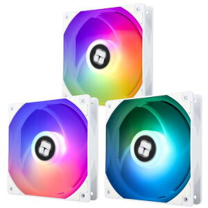 Thermalright TL-C12CW-S CPU�t�@�� 120mm ARGB�P�[�X�N�[���[�t�@���A4�s��PWM�É��R���s���[�^�t�@���AS-FDB�x�A�����O�t���A�ő�1500RPM��p�t�@��(3��)